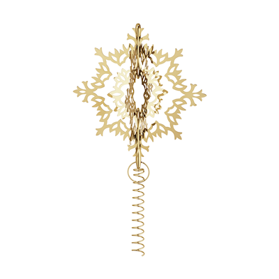 Georg Jensen juletræsstjerne 2020 Isblomst guld