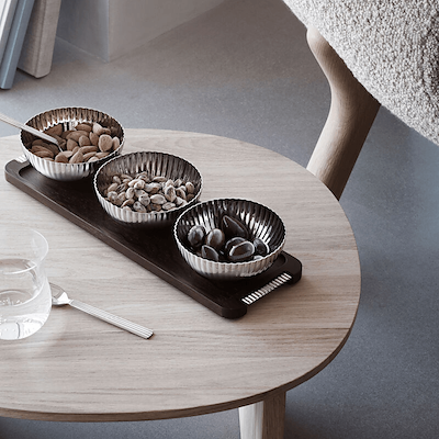 Georg Jensen Bernadotte bakke med 3 skåle