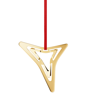 Georg Jensen Jul 2021 ornament tretakket stjerne forgyldt
