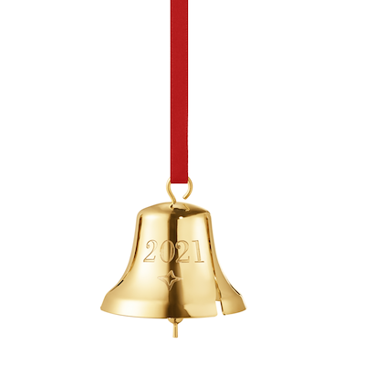 Georg Jensen 2021 juleklokke forgyldt