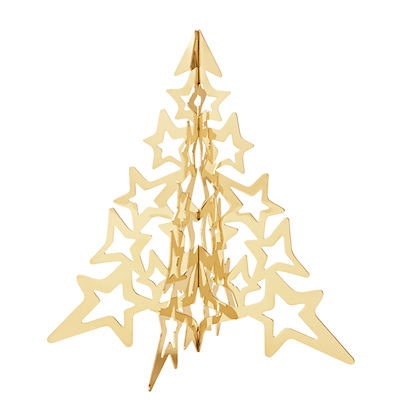 Georg Jensen 2021 juletræ forgyldt 12 cm