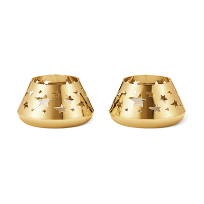 Georg Jensen 2021 fyrfadsstager guld