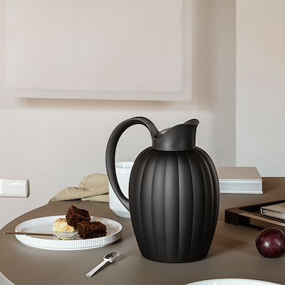 Georg Jensen Bernadotte termokande sort 1 liter