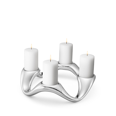 Georg Jensen Cobra lysestage 4 søjler