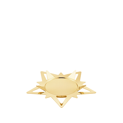 Georg Jensen Classic Christmas lysetage guldbelagt