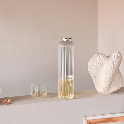 Georg Jensen Bernadotte karaffel i glas 1 liter