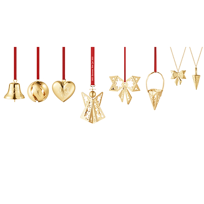 Georg Jensen Jul 2022 Gavesæt Med 8 Dele Forgyldt