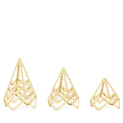 Georg Jensen Jul 2022 Sæt med Juletræer 3 Dele