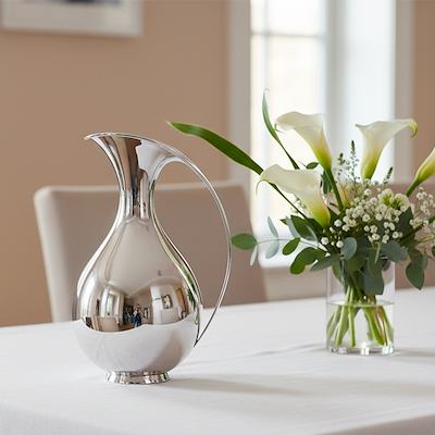 Georg Jensen Kay Fisker kande 1,5 liter stål