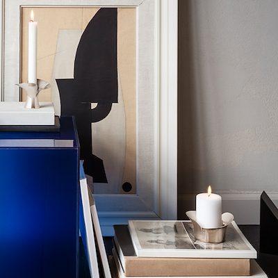 Georg Jensen Bloom Botanica lysestage til bloklys H6 cm