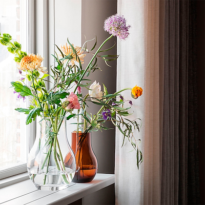 Gerog Jensen CAFU vase glas mellem