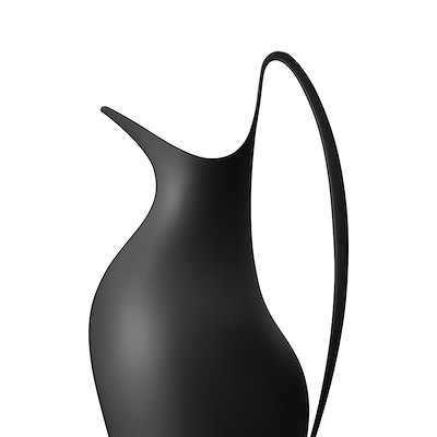 Georg Jensen Henning Koppel kande mat sort 1,2 liter