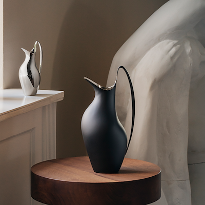 Georg Jensen Henning Koppel kande mat sort 1,2 liter