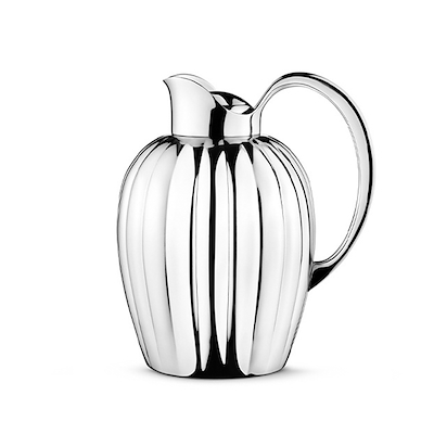 Georg Jensen Bernadotte termokande med trykknap 1 liter