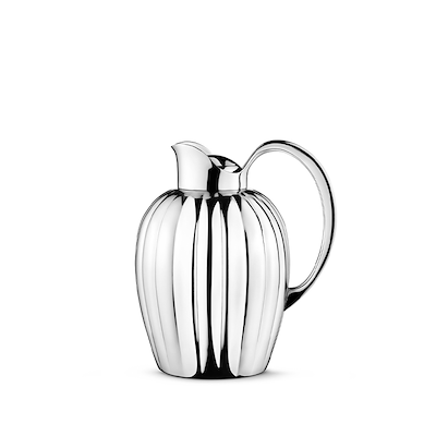 Georg Jensen Bernadotte termokande med trykknap 1 liter