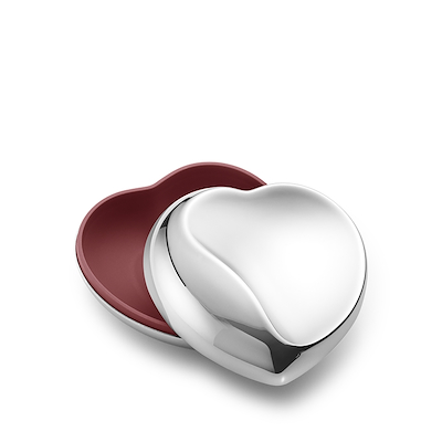 Georg Jensen Heart Box bonbonniere rød lille