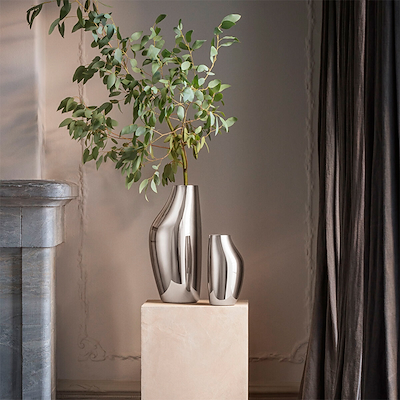 Georg Jensen SKY vase stål 27 cm