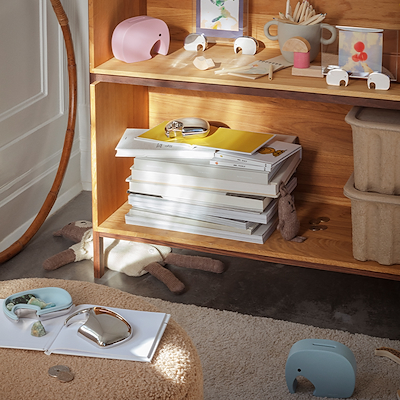 Georg Jensen Miniphant Sparegris Strawberrry Blush