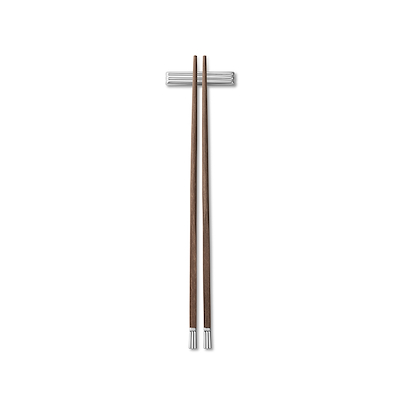 Georg Jensen Bernadotte Chopsticks Set With Rest