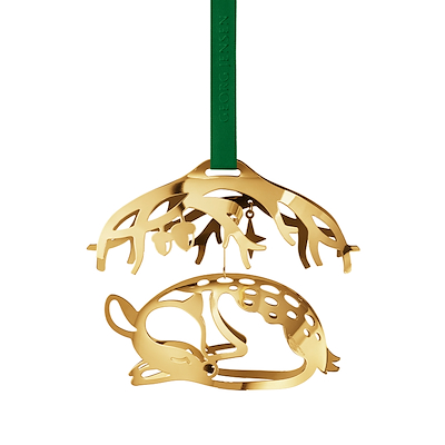 Georg Jensen juleuro 2023 dådyr forgyldt