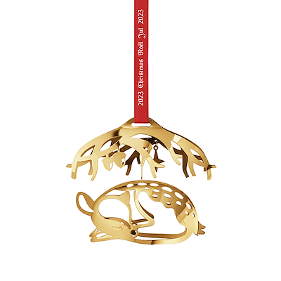Georg Jensen juleuro 2023 dådyr forgyldt