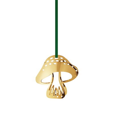 Georg Jensen Jul 2023 juleornament svamp forgyldt