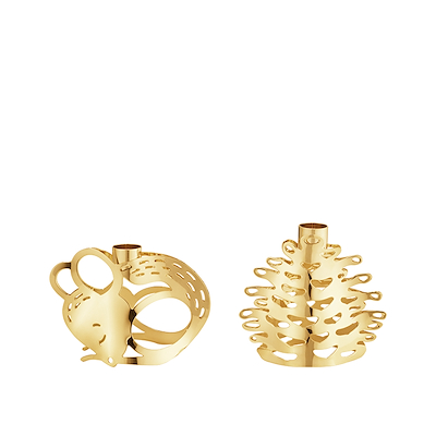 Georg Jensen Jul 2023 kertelysestager guld