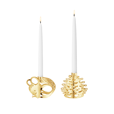 Georg Jensen Jul 2023 kertelysestager guld