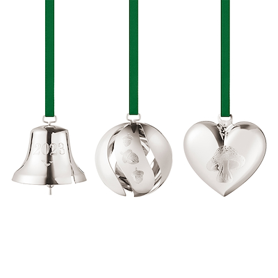 Georg Jensen Jul 2023 ornamentsæt 3 stk.