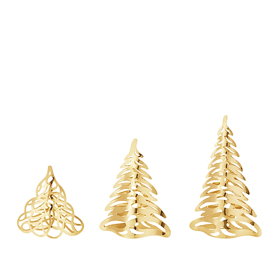 Georg Jensen Jul 2023 juletræ 3 stk. 18 karat guld