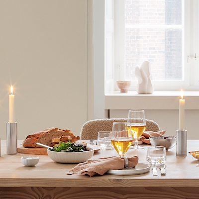 Georg Jensen Bernadotte salatskål hvid