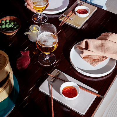 Georg Jensen Bernadotte ølglas 52 cl 6 stk.