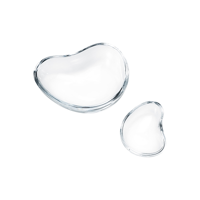 Georg Jensen Indulgence kaviarskål klar glas 2 stk.