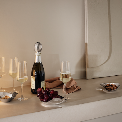 Georg Jensen indulgence champagneprop