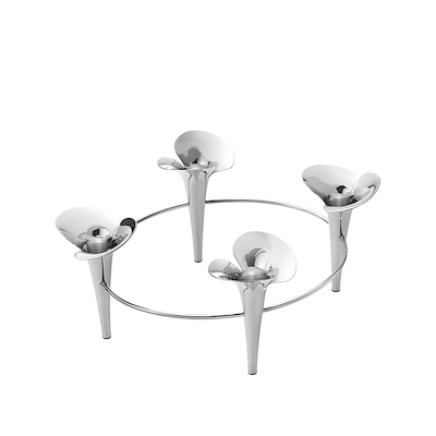Georg Jensen Bloom Botanica lysestage rustfrit stål