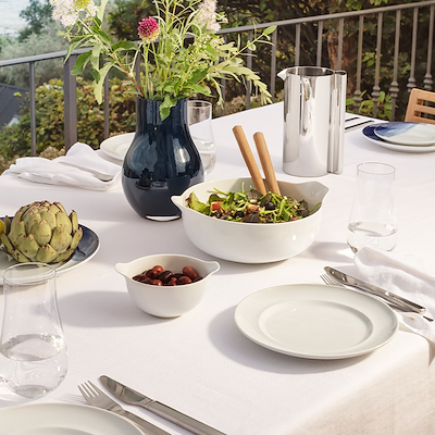 Georg Jensen Koppel Dinnerware hvid skål small 12cm