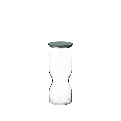 Georg Jensen Alfredo opbevaringsglas grøn 1,5 liter