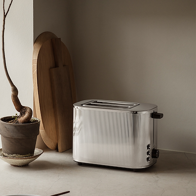 Georg Jensen Bernadotte brødrister stål 1000 watt