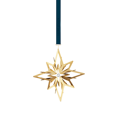 Georg Jensen juleuro stjerne 2024 forgyldt