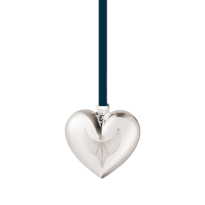 Georg Jensen jul 2024 julehjerte palladium