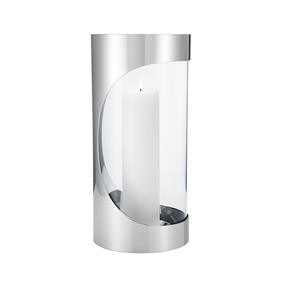 Georg Jensen Chrome Contours lysestage stor H33 cm