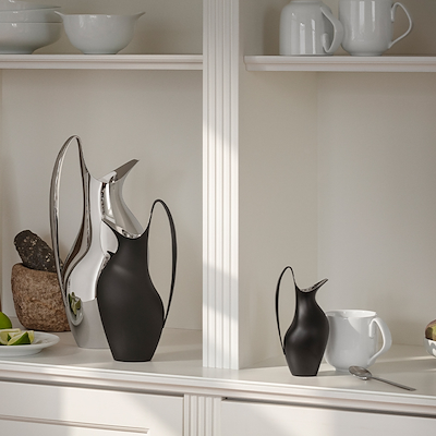 Georg Jensen Henning Koppel kande mat sort 0,75 liter