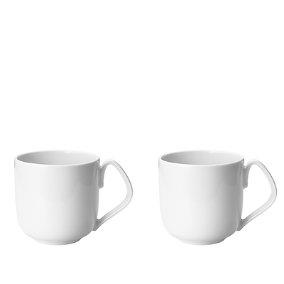 Georg Jensen Koppel Dinnerware hvid krus 27 cl 2 stk.