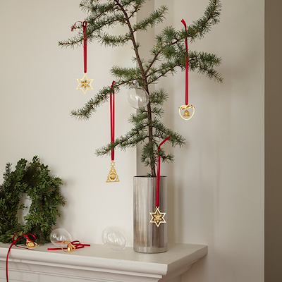 Georg Jensen juleuro 1984 mini guld