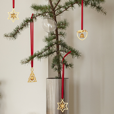 Georg Jensen juleuro 1984 mini guld