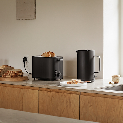 Georg Jensen Bernadotte brødrister sort 1000 watt