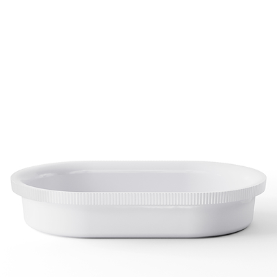 Georg Jensen Bernadotte ovalt ovnfast fad