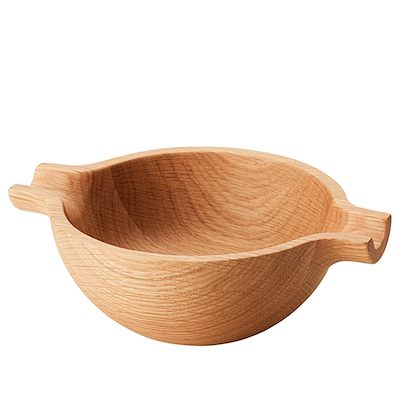 Georg Jensen Koppel skål med håndtag egetræ medium Ø 21 cm