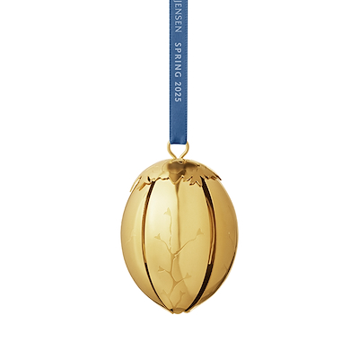 Georg Jensen påskeæg ornament guld 2025