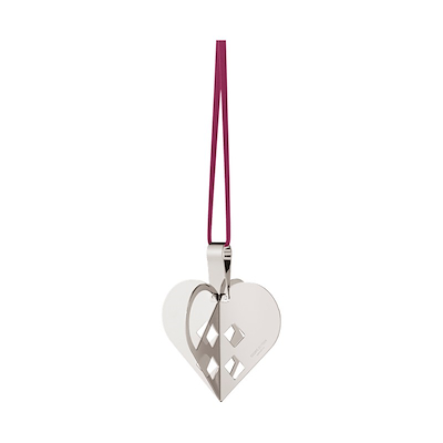 Georg Jensen Jul 2025 juleornament hjerte palladium